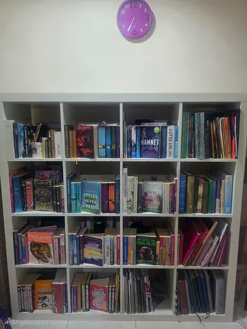 SELLING ALL FURNITURE - IKEA large and tall white bookshelf