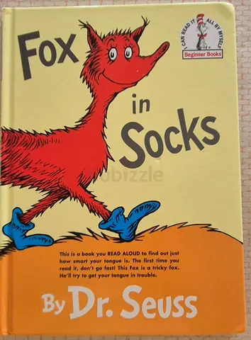 Fox in Socks by Dr. Seuss (Hardcover)