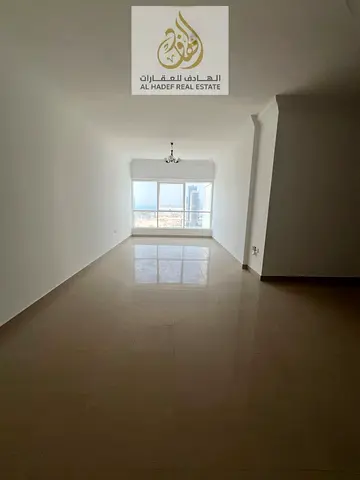 Three bedroom apartment for rent in Sharjah Al Taawun direct Dubai exit prime location spacious layout ideal for family living