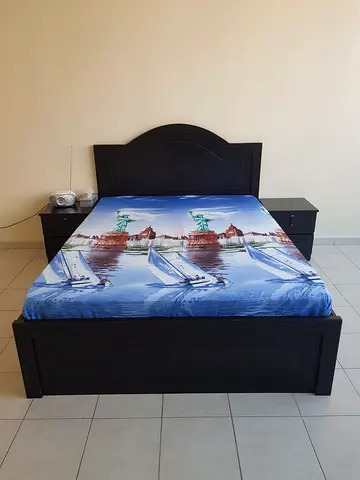 Queen Bed (Storage/Box Type) with Bedside Drawers with lock  Keys, and Un-packed Medicated Mattress