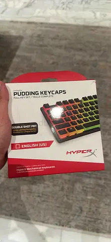 Pudding keycaps used slightly