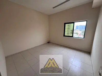 Annual Rental Advertisement – Studio in Al Rashidiya • Location: Next to Falcon Towers • Spacious studio with practical layout • Separate kitchen for