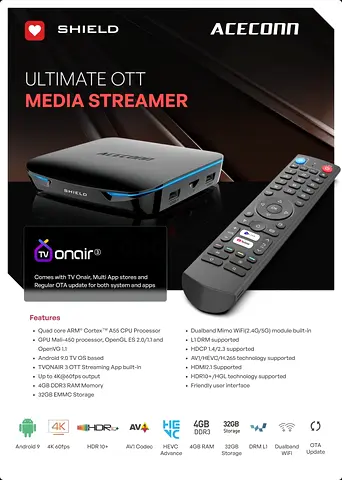 ACECONN Ultimate OTT Media Streamer