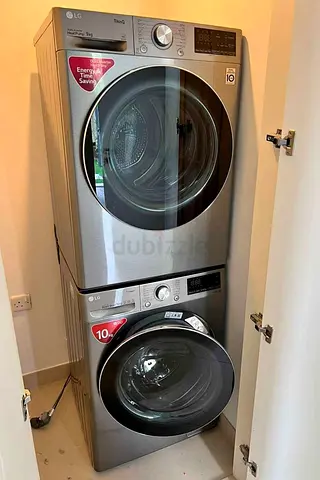 LG brand 9kg washer and 9kg dryer separate set lastest version