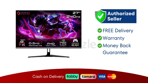 Gameon 27 inch FHD IPS Gaming Monitor - 240Hz, GOESP27240IPS Brand New | 1 Year Warranty | Free Deli