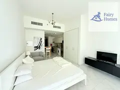 Furnished Studio | Millennium Binghatti | Balcony &amp; Canal Views
