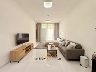 استوديو مفروش | شرفة | إطلالات على المدينة والصحراء | Arabian Gates DSO