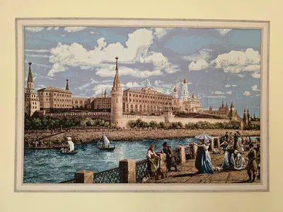Old Moscow Kremlin Art