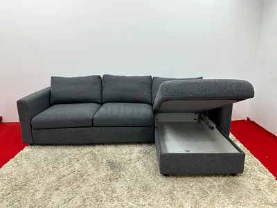 Excellent condition IKEA vimle grey color sofabed with storage