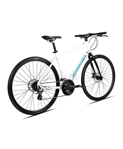 Spartan 700c Dolomite Fitness Bike, Frame, Shimano Shifters, 24 Speed Cycle