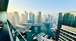 High-Floor 2BR | Furnished | Marina &amp; Skyline Views