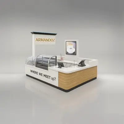 Luxury Coffee Kiosk | Food Kiosk Design UAE