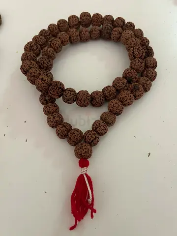 Rudraksha Prayer Beads - medium size