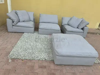 Marina Home Luscious Original Feather Filled Sofa Grey Excellent condition