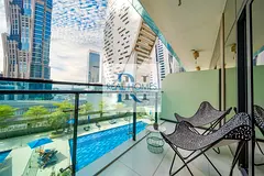 Furnished 1BHK | Pool View | Bright Unit | Business Bay