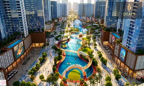 TIGER DOWNTOWN AJMAN:FULLY FURNISHED APARTMENT IN LARGEST LAGOON COMMUNITY/NOW JUST 10 PERCENT DOWNPAYMENT/DON'T MISS OUT!!!!