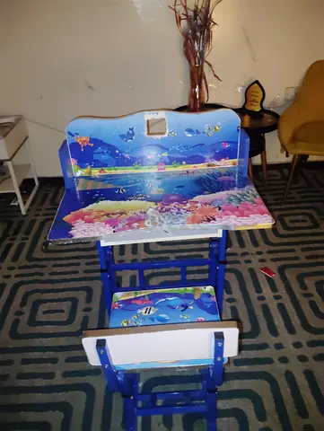 Kids table with chair