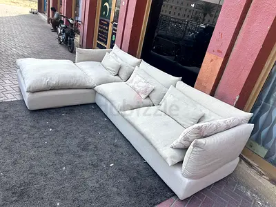 Feather 🪶 filled sectional marina home sofa