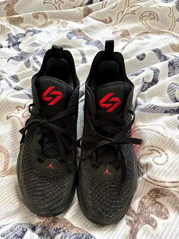 Jordan Luka Basketball Shoes – Black/Red | Good Condition