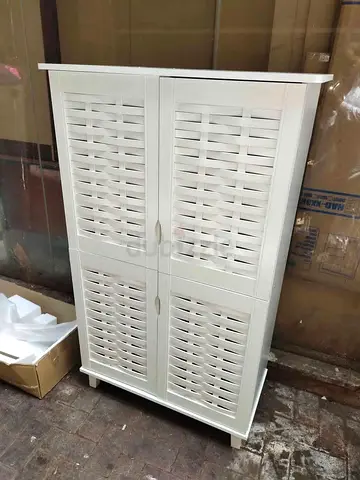 White Wooden Shoes rack Brand New