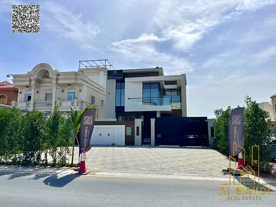 A large villa near the mosque, with electricity, water, and central air conditioning, ready for occupancy. Second plot from Sheikh Ammar Street.