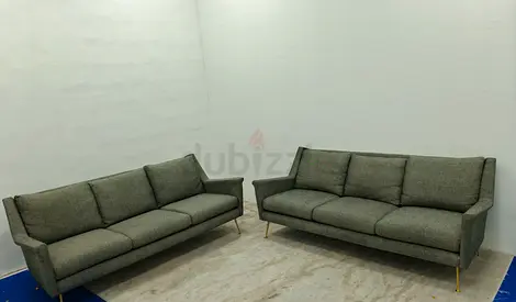Mid century model west elm two pieces sofa