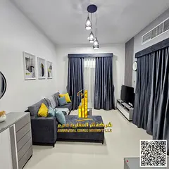 Luxurious and beautiful furnished one-bedroom apartment for monthly rent ✨ in Ajman - Al Jurf 2 - 