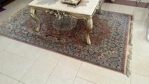 Traditional Turkish  Area Rug in Good Used Condition only need shampoo