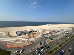 Three bedrooms and a living room # Central air conditioning # Free maintenance # Ajman Corniche