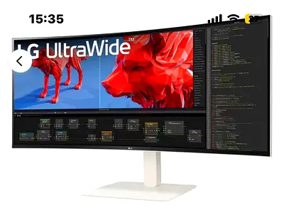 LG UltraWide Curved Monitor - 38 (White) - Excellent Condition