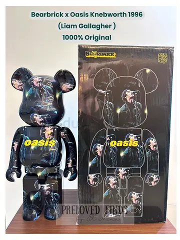 Bearbrick x Oasis Knebworth 1996  ( Liam Gallagher)