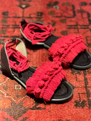 Macrame Sandals with Matching Accessories