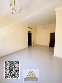 Apartment for annual rent in Al Nakheel 1, Ajman. Prime location, second row from the Corniche, comb