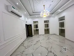 For rent: A luxurious villa in Ajman with excellent finishing, located behind and opposite the Saudi