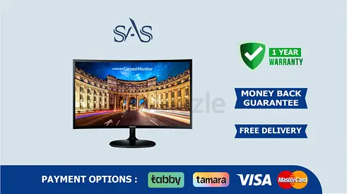 Samsung 24 Full HD Monitor | New - Delivery | Warranty  | CF390 60Hz Curved Monitor LC24F390F