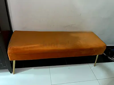Orange bench