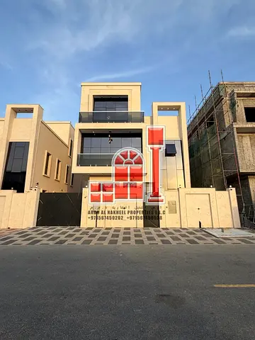 Pool Villa for Sale – Ready to Move – Al Zahya | 7 Bedroom + Lift + Majlis | Freehold Ownership for all nationalities | G+2