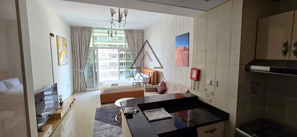 استوديو مفروش | برج يونيستيت الرياضي | إطلالة على وسط المدينة