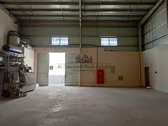 Code 3161 annual warehouse for rent in Al Raafah Umm Al Quwain located in a strategic and active are