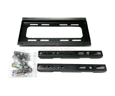 14--43Slim TV Wall Mount Bracket Kit with Hardware — Universal VESA Plate and Arms