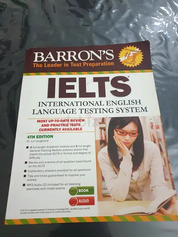 Barrons IELTS (4th Edition) - International English Language Testing System - Practice  Audio CD