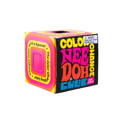 Color Nee Doh Change Cube — Doh-filled stress toy (vintage style)