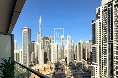 Burj Khalifa View | Elegant Furniture | Mid Floor