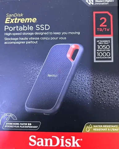 SanDisk Extreme Portable SSD 2TB - Brand New Box