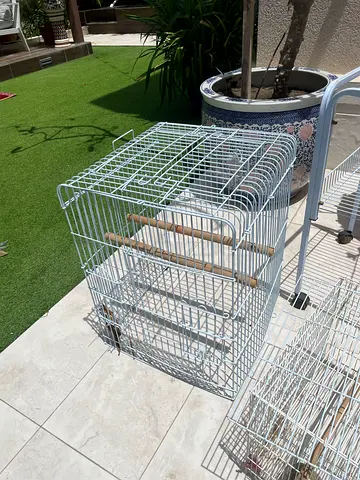 Bird cage medium size with stand