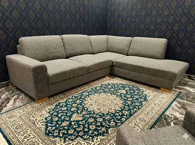 Ikea gray color Sorvallen lshape sofa