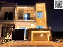 🏡 For Sale | Luxury Villa in Al Yasmeen – Ajman | Modern Design + Spacious Rooftop | Prime Loca