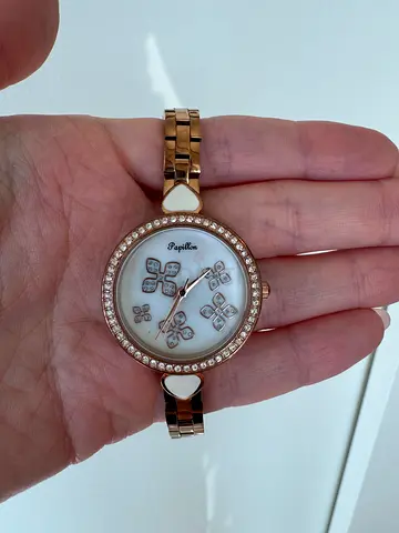 PAPILLON Watch Rose Gold