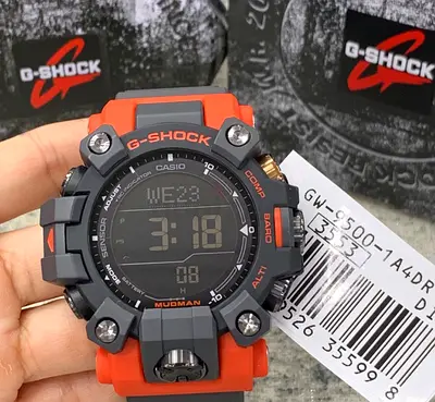 Casio GW9500-1A4 Mens Tough Solar Master of G Red Mudman G Shock Watch.