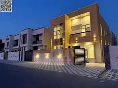 Two-story villa with a roof terrace, price includes registration and ownership fees, in one of Ajman